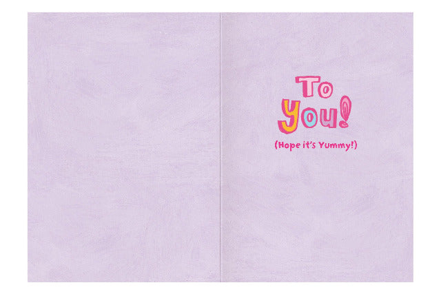 Greeting Card Birthday - Happy Birthday Cake Letters Card - Treasure Island Toys