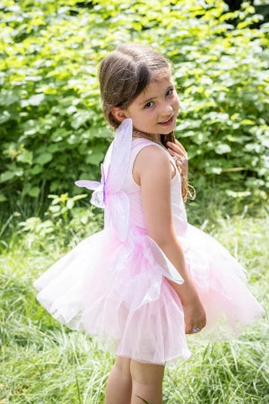 Great Pretenders Tutu - Flutter Butterfly Skirt & Wings, Pink