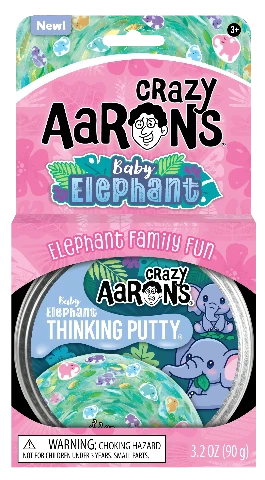 Crazy Aaron's Thinking Putty Trendsetters - Baby Elephant - Treasure Island Toys