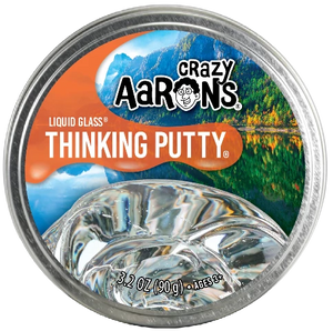 Aaron's Thinking Putty World Liquid Glass - Crystal Clear - Treasure Island Toys