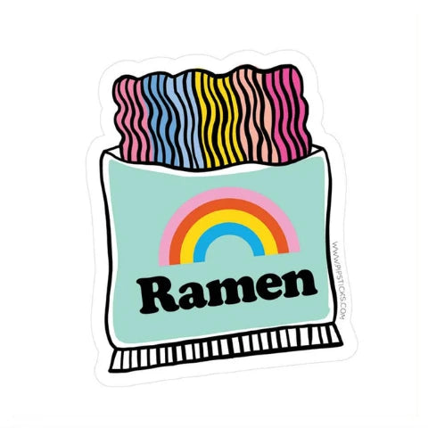 Pipsticks Vinyl Sticker Rainbow Ramen - Treasure Island Toys