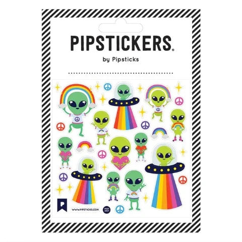 Pipsticks Pipstickers Little Green Men - Treasure Island Toys
