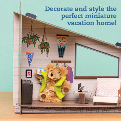 Klutz DIY Miniature Cozy Bear Cabin - Treasure Island Toys
