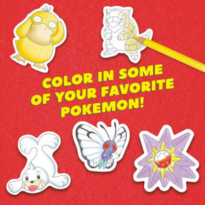 Klutz Pokemon Color Your Own Fuzzy Stickers - Treasure Island Toys