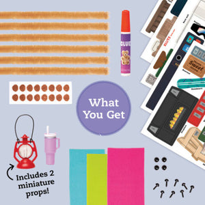 Klutz DIY Miniature Cozy Bear Cabin - Treasure Island Toys