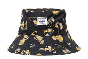 Herschel Beach Bucket UV Hat Construction Site 2-4 Years