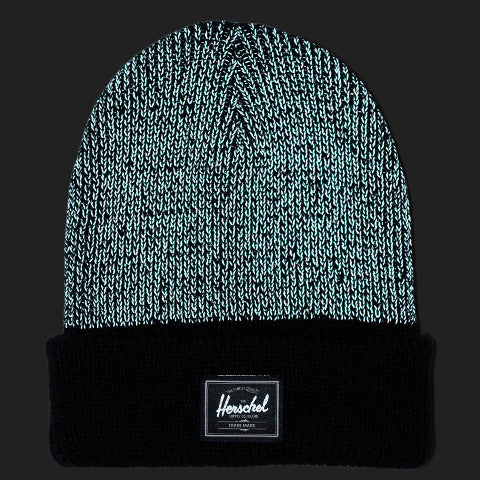 Herschel Elmer Reflective Kids Beanie Black - Treasure Island Toys