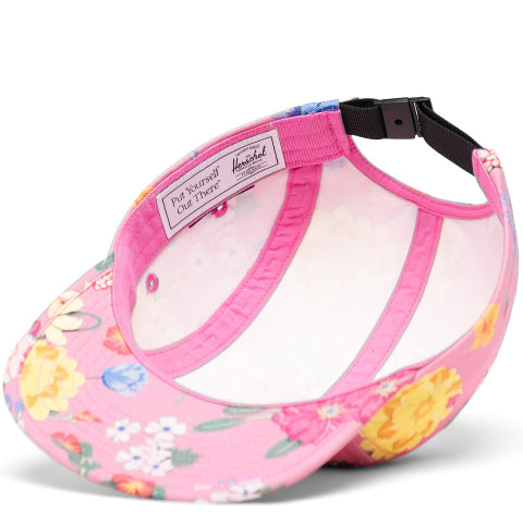 Herschel Glendale Kids UV Cap Paper Garden Strawberry Moon