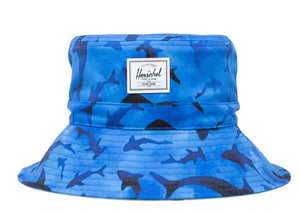 Herschel Beach Bucket UV Hat Sharks, Size 2-4