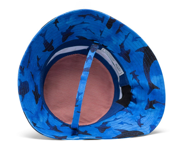 Herschel Beach Bucket UV Hat Sharks, Size 2-4