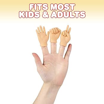 Rock, Paper, Scissors Finger Puppets - Treasure Island Toys