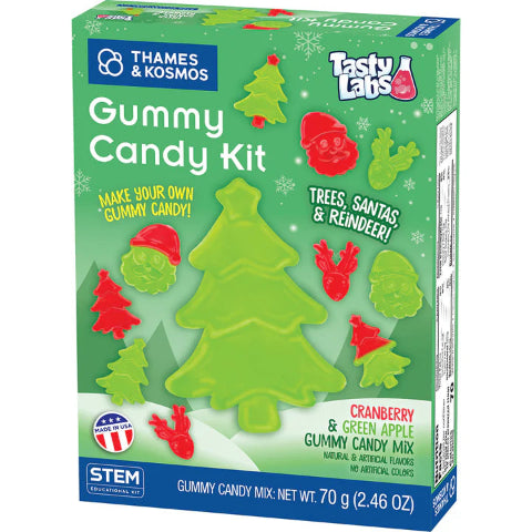 Thames & Kosmos Tasty Labs: Trees, Santas & Reindeers Gummy Candy Kit - Treasure Island Toys