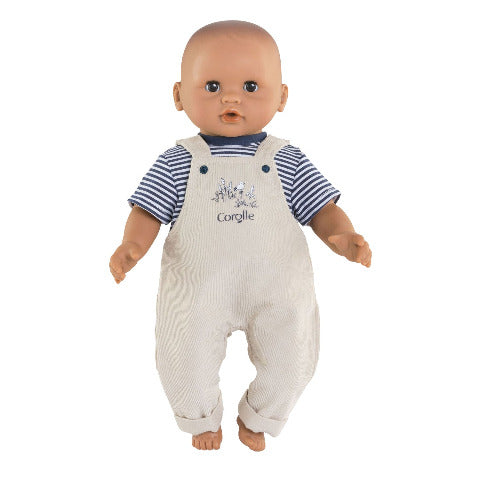 Corolle Fashion - Mon Premier T-shirt & Ecru Overalls - Treasure Island Toys