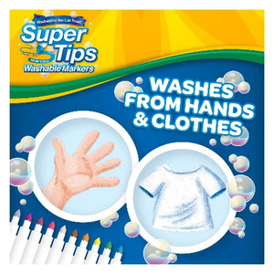 Crayola Markers Washable Super Tip 50 Pack