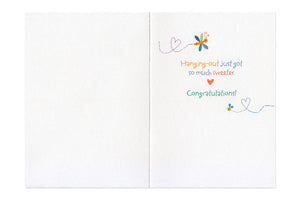 Greeting Card Birthday - Hanging Out Card - Treasure Island Toys
