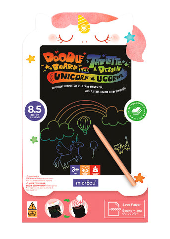 MierEdu LCD Doodle Board Unicorn - Treasure Island Toys