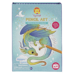 Tiger Tribe Art Pencil Art Metallic Blend and Shade - Treasure Island Toys