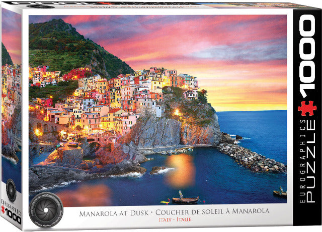 Eurographics Puzzle Manarola at Dusk, 1000 Piece