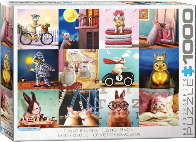 Eurographics Puzzle Funny Bunnies, 1000 Piece