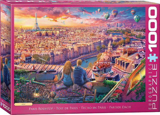 Eurographics Puzzle Paris Rooftop, 1000 Piece