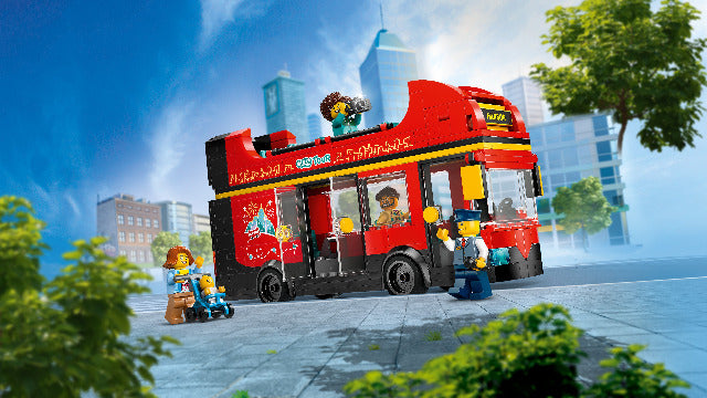 LEGO City Great Vehicles Red Double-Decker Sightseeing Bus - Treasure Island Toys