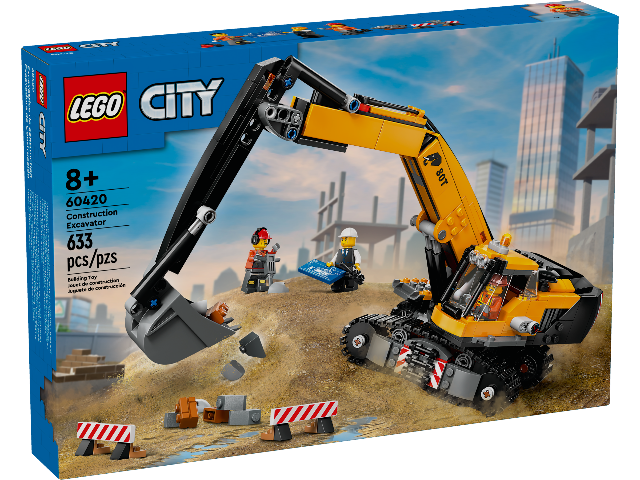 LEGO City Big Vehicles Yellow Construction Excavator - Treasure Island Toys