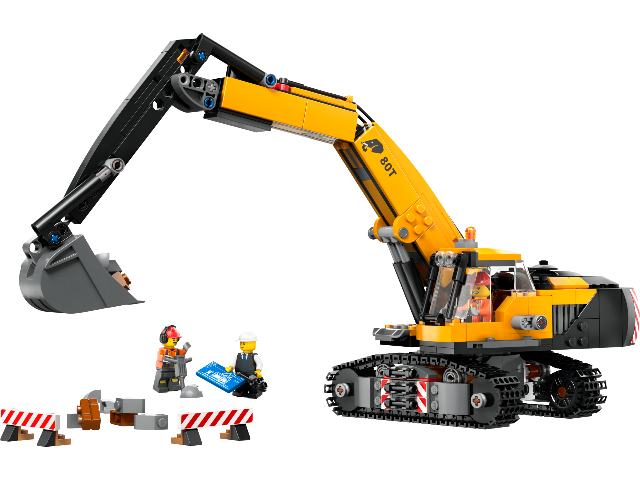 LEGO City Big Vehicles Yellow Construction Excavator - Treasure Island Toys