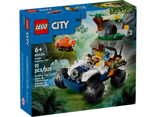 LEGO City Jungle Explorer ATV Red Panda Mission - Treasure Island Toys