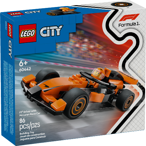 LEGO City F1 Driver with McLaren Race Car - Treasure Island Toys