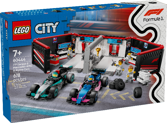 LEGO City F1 Garage & Mercedes-AMG & Alpine Cars