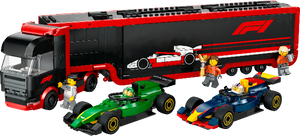 LEGO City F1 Truck with RB20 & AMR24 F1 Cars