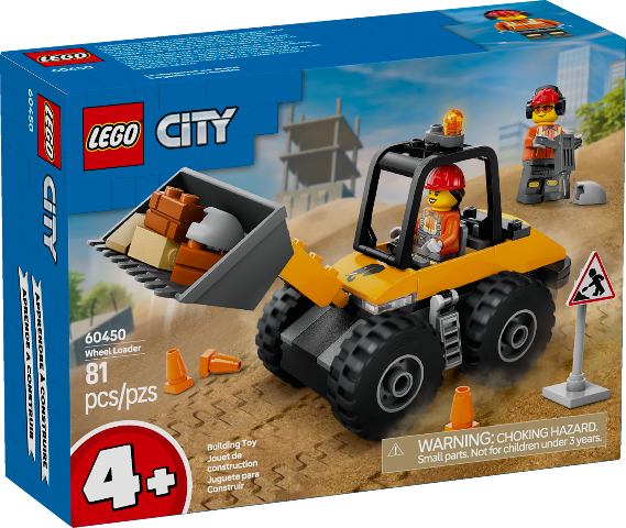 LEGO City Great Vehicles Yellow Construction Wheel Loader - Treasure Island Toys