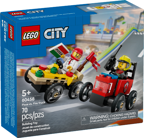 *COMING SOON* LEGO City Great Vehicles Soapbox Pizza vs. Fire Truck Race Car Pack