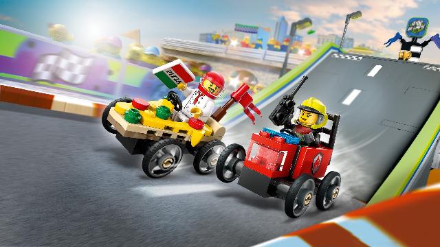 *COMING SOON* LEGO City Great Vehicles Soapbox Pizza vs. Fire Truck Race Car Pack