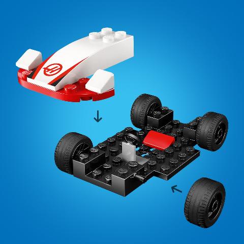 LEGO City F1 Williams Racing & Haas F1 Race Cars