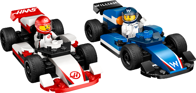 LEGO City F1 Williams Racing & Haas F1 Race Cars