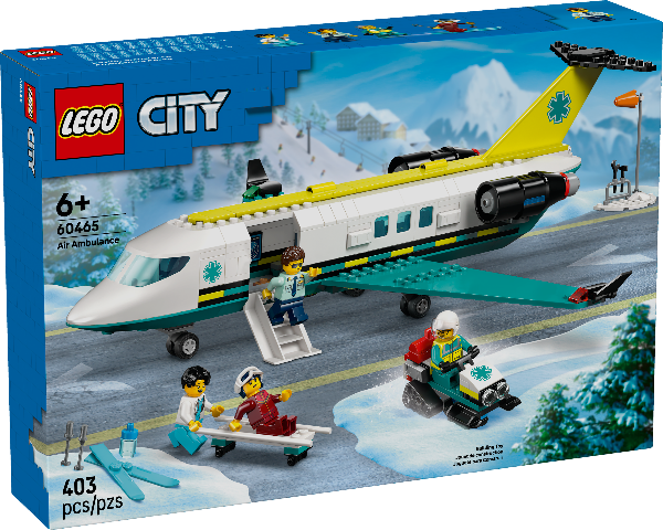 LEGO City Big Vehicles Emergency Air Ambulance Airplane - Treasure Island Toys