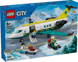 LEGO City Big Vehicles Emergency Air Ambulance Airplane - Treasure Island Toys
