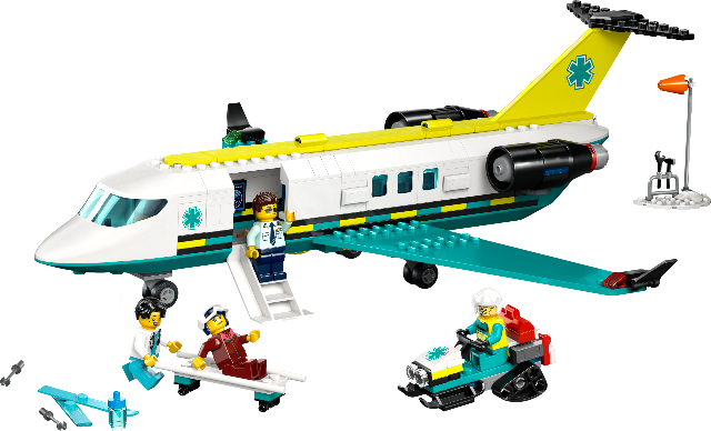 LEGO City Big Vehicles Emergency Air Ambulance Airplane - Treasure Island Toys