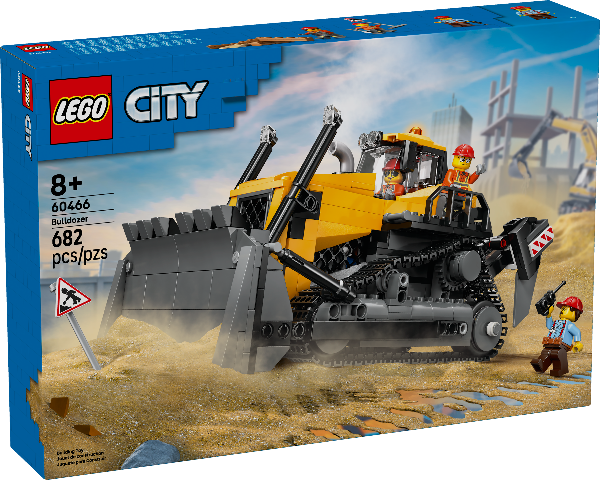 LEGO City Big Vehicles Yellow Bulldozer - Treasure Island Toys