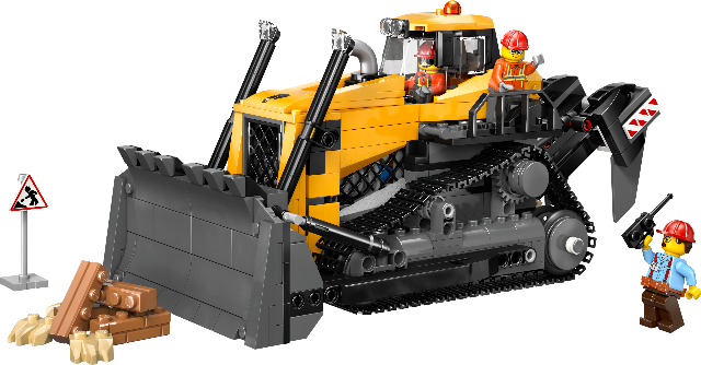 LEGO City Big Vehicles Yellow Bulldozer - Treasure Island Toys
