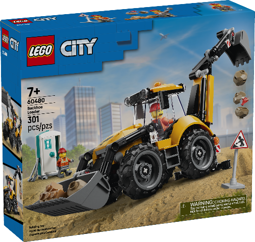 LEGO City Great Vehicles Yellow Backhoe Loader