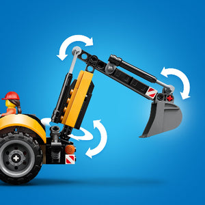 LEGO City Great Vehicles Yellow Backhoe Loader