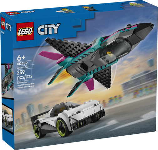 LEGO City Great Vehicles Jet vs. Car - Treasure Island Toys