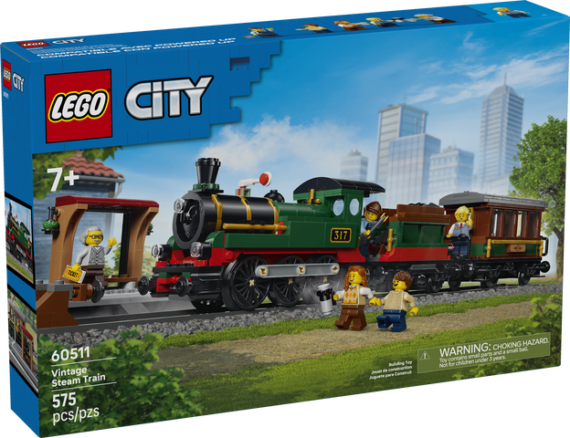 LEGO City Trains Vintage Steam Train