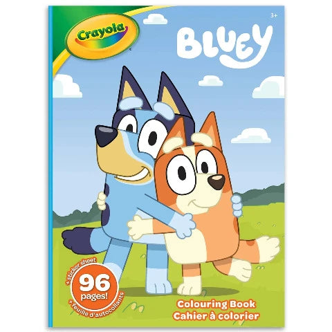 Crayola Colouring Book Bluey, 96 Pages - Treasure Island Toys