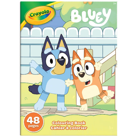 Crayola Colouring Book Bluey, 48 Pages - Treasure Island Toys