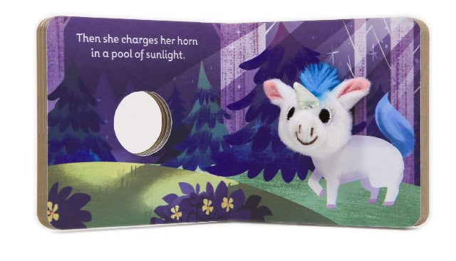 Finger Puppet Book - Baby Unicorn - Treasure Island Toys