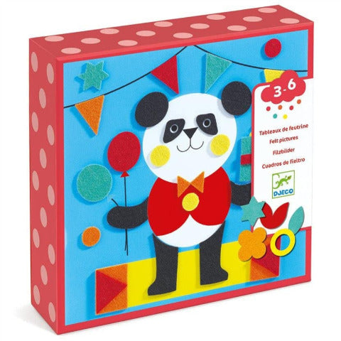 Djeco Art Kit - Felt Pictures Gentle Creatures - Treasure Island Toys