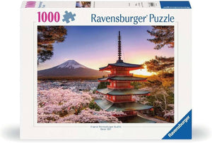 Ravensburger Puzzle 1000 Piece, Mount Fuji Cherry Blossom View